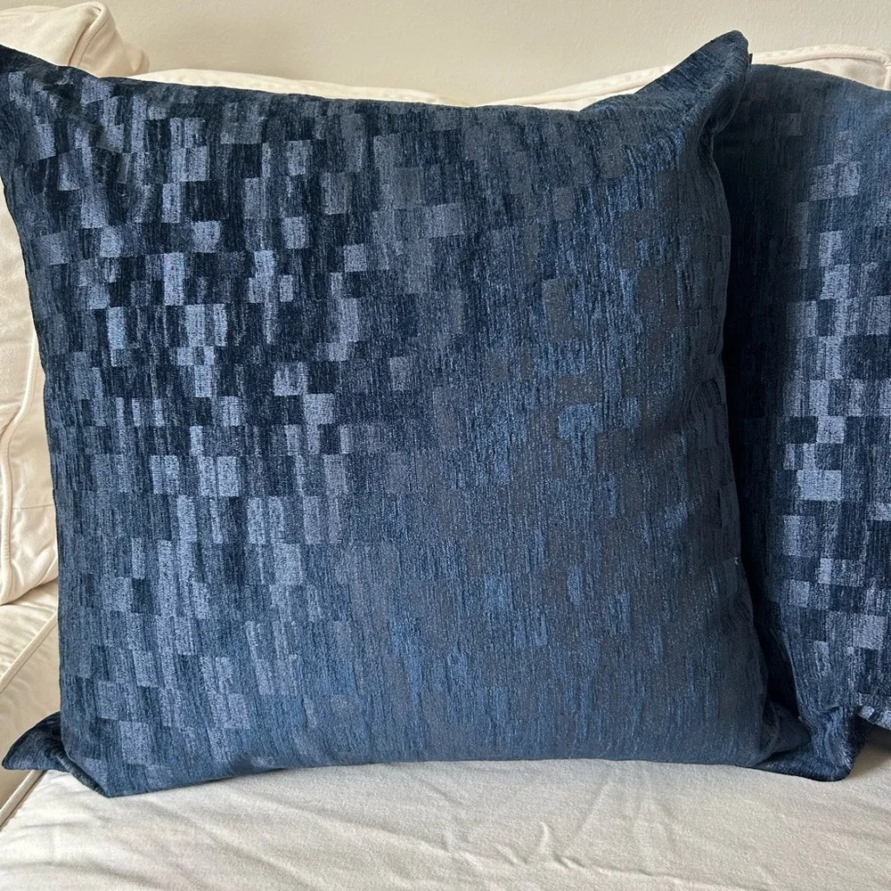 D.V. Kap Home Navy Accent Pillows 2